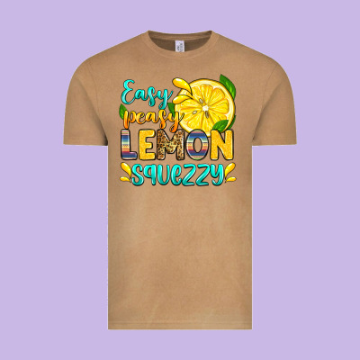 Easy Peasy Lemon Squezzy Vintage Tee Designed By Zillion Design Studio