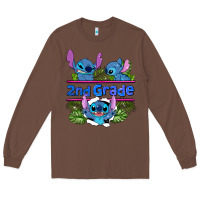Chestnut preview flower stitch 2nd grade Long Sleeve Tee - AdoDesignShop