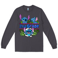 Smoke preview flower stitch 2nd grade Long Sleeve Tee - AdoDesignShop
