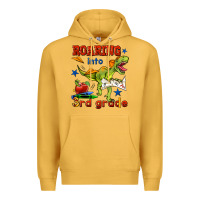 Mustard roaring into 3rd grade Premium Hoodie - BundleAndBundleShop