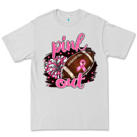 Dove Grey pink out football Premium Tee - BarkalooDesign