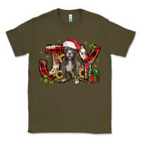 Army Green Christmas joy pitbull Classic Tee - JahusDesignShop