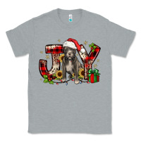Heather Grey Christmas joy pitbull Classic Tee - JahusDesignShop