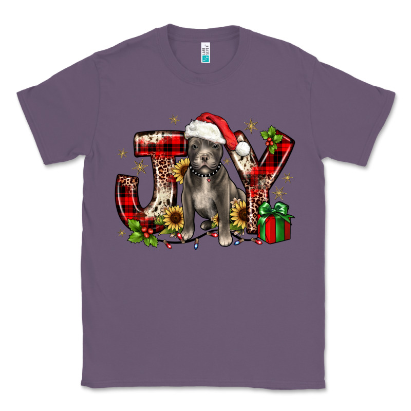 Christmas Joy Pitbull Classic Tee by JahusDesignShop | Teevron