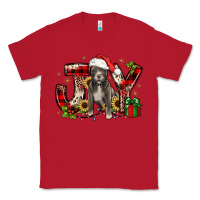 Red Christmas joy pitbull Classic Tee - JahusDesignShop