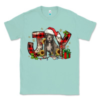 Seafoam Christmas joy pitbull Classic Tee - JahusDesignShop