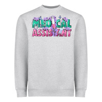 Heather Grey medical assistant Heavyweight Sweatshirt - texasbilliewilder