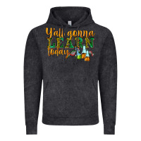 Vintage Black yall gonna learn today Vintage Hoodie - texasbilliewilder