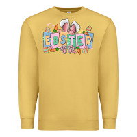 Antique Gold easter  rabbit Premium Sweatshirt - MaliasSmallBusiness