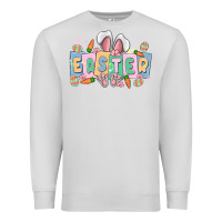 Dove Grey easter  rabbit Premium Sweatshirt - MaliasSmallBusiness