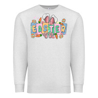 Oatmeal Heather easter  rabbit Premium Sweatshirt - MaliasSmallBusiness