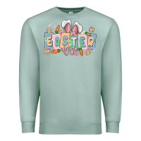 Seafoam easter  rabbit Premium Sweatshirt - MaliasSmallBusiness