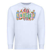 White easter  rabbit Premium Sweatshirt - MaliasSmallBusiness