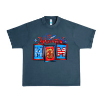 Midnight Navy American mom Urban Heavy Tee - Neo Western