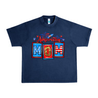 Navy American mom Urban Heavy Tee - Neo Western