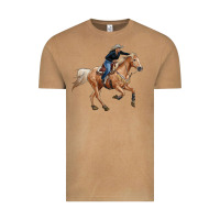 Vintage Camel horse body with cowgirl Vintage Tee - RanaPortraitStore