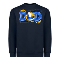 Navy dad volleyball Heavyweight Sweatshirt - Zillion Design Studio