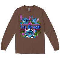Chestnut preview flower stitch 1st grade Long Sleeve Tee - AdoDesignShop
