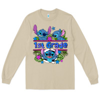 Mushroom preview flower stitch 1st grade Long Sleeve Tee - AdoDesignShop