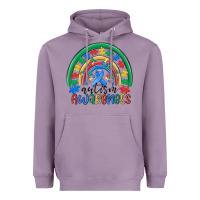 Lavender autism awareness rainbow Heavyweight Hoodie - MaliasSmallBusiness