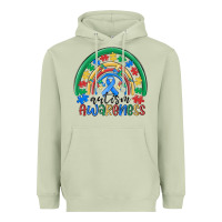 Matcha autism awareness rainbow Heavyweight Hoodie - MaliasSmallBusiness