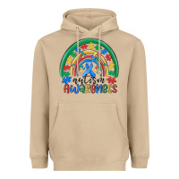 Mushroom autism awareness rainbow Heavyweight Hoodie - MaliasSmallBusiness