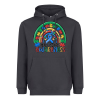 Smoke autism awareness rainbow Heavyweight Hoodie - MaliasSmallBusiness