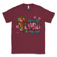Burgundy bless the lord oh my soul Classic Tee - AdoDesignShop