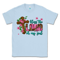 Dusty Blue bless the lord oh my soul Classic Tee - AdoDesignShop