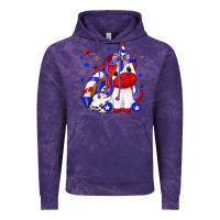 Cloud Purple 4th of july american unicorn Vintage Hoodie - texasbilliewilder