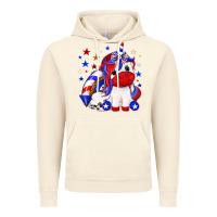 Vintage Artic 4th of july american unicorn Vintage Hoodie - texasbilliewilder