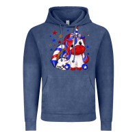 Vintage Denim 4th of july american unicorn Vintage Hoodie - texasbilliewilder