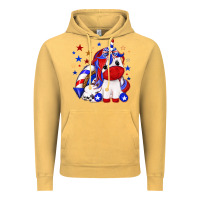 Vintage Mustard 4th of july american unicorn Vintage Hoodie - texasbilliewilder