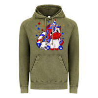 Vintage Olive 4th of july american unicorn Vintage Hoodie - texasbilliewilder