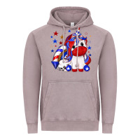 Vintage Zinc 4th of july american unicorn Vintage Hoodie - texasbilliewilder