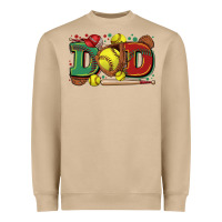 Mushroom dad softball Heavyweight Sweatshirt - Zillion Design Studio
