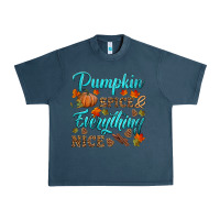 Midnight Navy pumpkin spice everything nice Urban Heavy Tee - HRA Design Shop