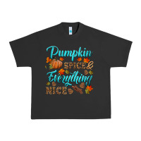 Pigment Black pumpkin spice everything nice Urban Heavy Tee - HRA Design Shop