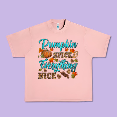 Pumpkin Spice Everything Nice Urban Heavy Tee Designed By Hra Design Shop