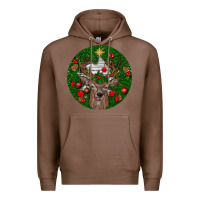 Chestnut deer christmas Premium Hoodie - BundleAndBundleShop