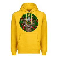 Lemon deer christmas Premium Hoodie - BundleAndBundleShop