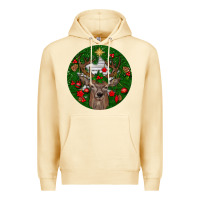 Pina Colada deer christmas Premium Hoodie - BundleAndBundleShop