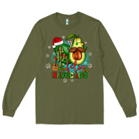 Army Green feliz navocado Long Sleeve Tee - JahusDesignShop