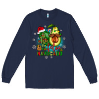Navy feliz navocado Long Sleeve Tee - JahusDesignShop