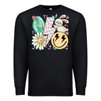 Black retro easter Premium Sweatshirt - MaliasSmallBusiness