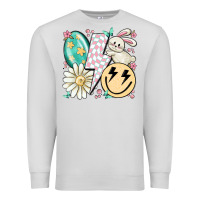 Dove Grey retro easter Premium Sweatshirt - MaliasSmallBusiness