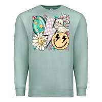 Seafoam retro easter Premium Sweatshirt - MaliasSmallBusiness
