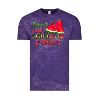Cloud Purple don't eat watermelon seeds Vintage Tee - Zillion Design Studio