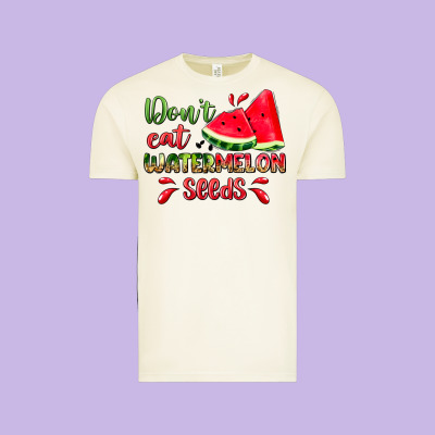 Don't Eat Watermelon Seeds Vintage Tee Designed By Zillion Design Studio