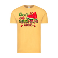 Vintage Mustard don't eat watermelon seeds Vintage Tee - Zillion Design Studio